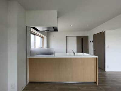 対面タイプなのでキッチンに立ちつつもお部屋の様子を眺められる