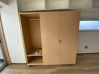 可動式収納、自分好みに配置可能！簡単に移動できます。