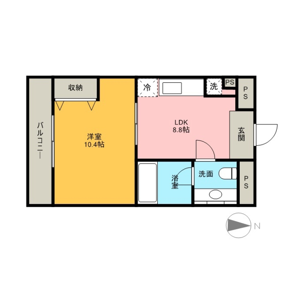 青空の真ん中で。の間取り図