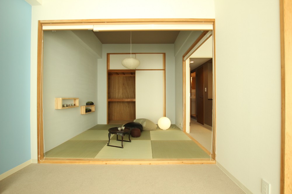 和室もあります。琉球畳仕様。