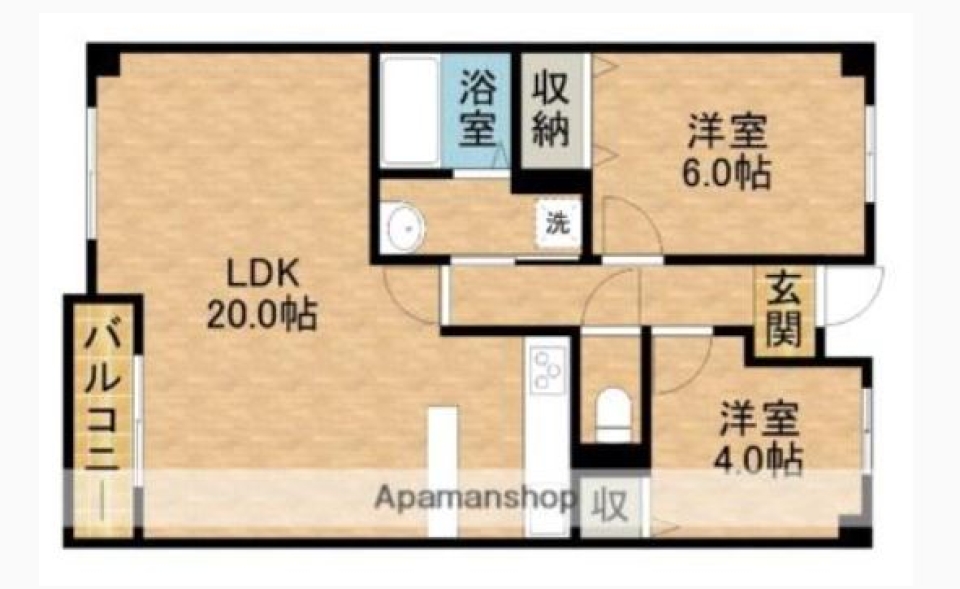 四ツ池公園はわたしの庭！の間取り図