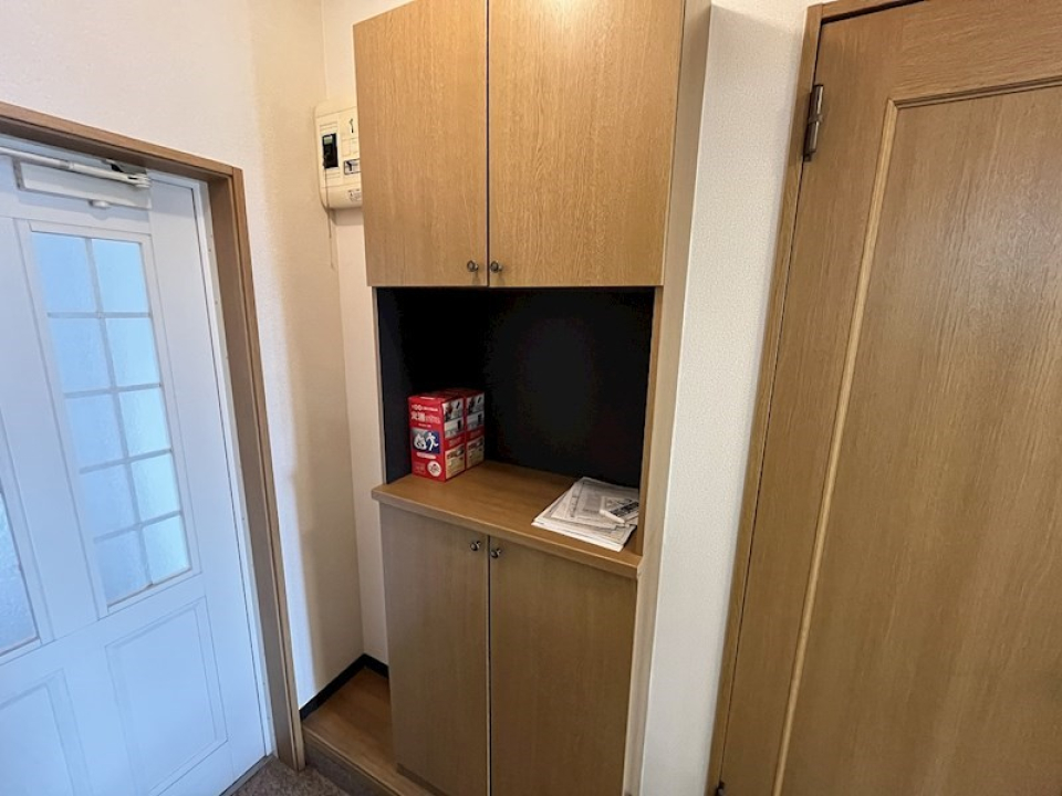 玄関の収納が多いのもありがたい。