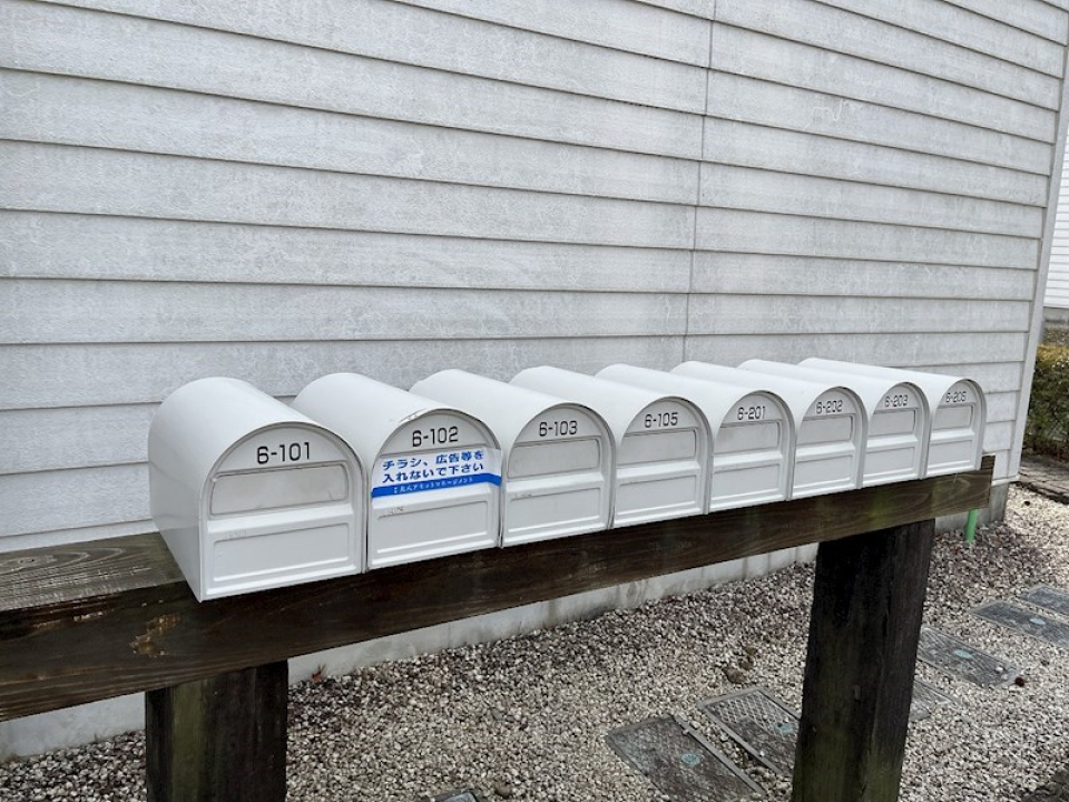 ポストまで可愛い。