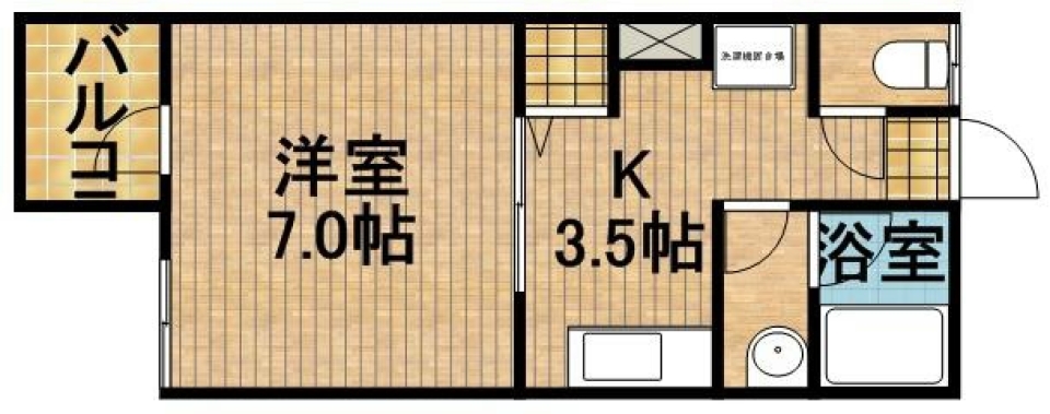 グリーンに囲まれた美しい住まい。の間取り図