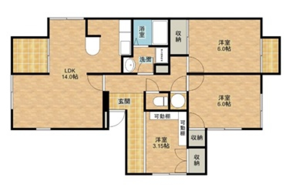 パパさんの趣味部屋がある家。の間取り図