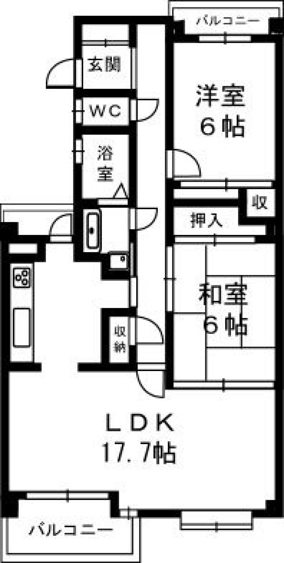 愛犬とレイクビュー From 10Fの間取り図