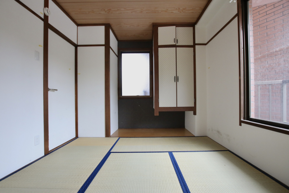 6帖の和室。旅館みたいな落ち着く空間
