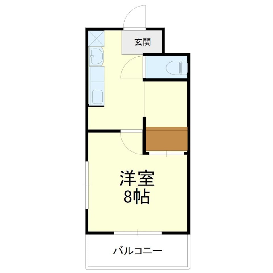 【店舗・事務所】ウッドデッキでチルタイムの間取り図