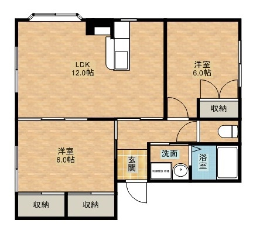 住まいの万能照明「ダウンライト」の間取り図