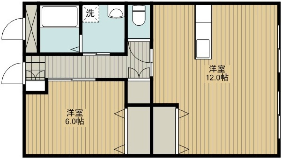 12帖と広いです。