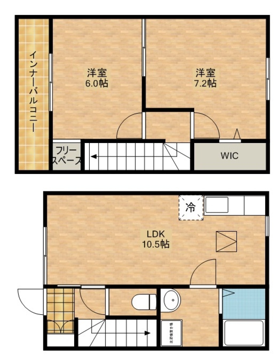 なごみのエリアに住まうの間取り図