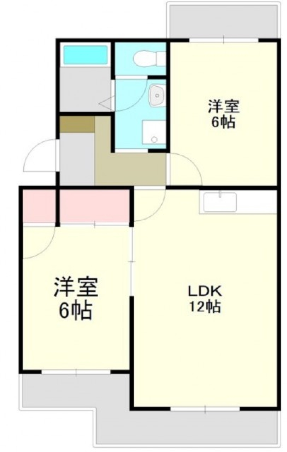 さっぱりシンプル、だけじゃない。の間取り図