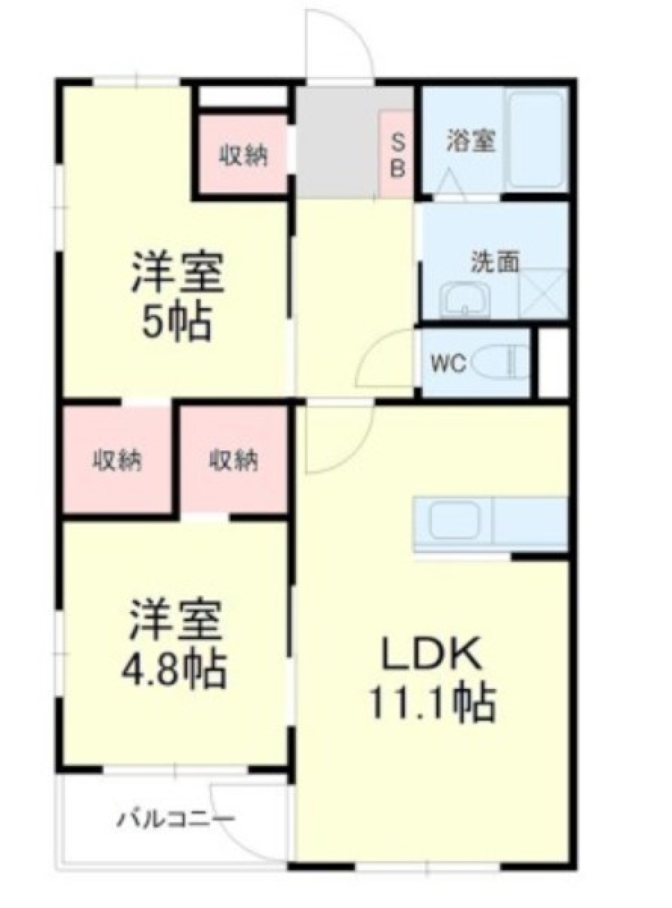 街中LIFEの間取り図