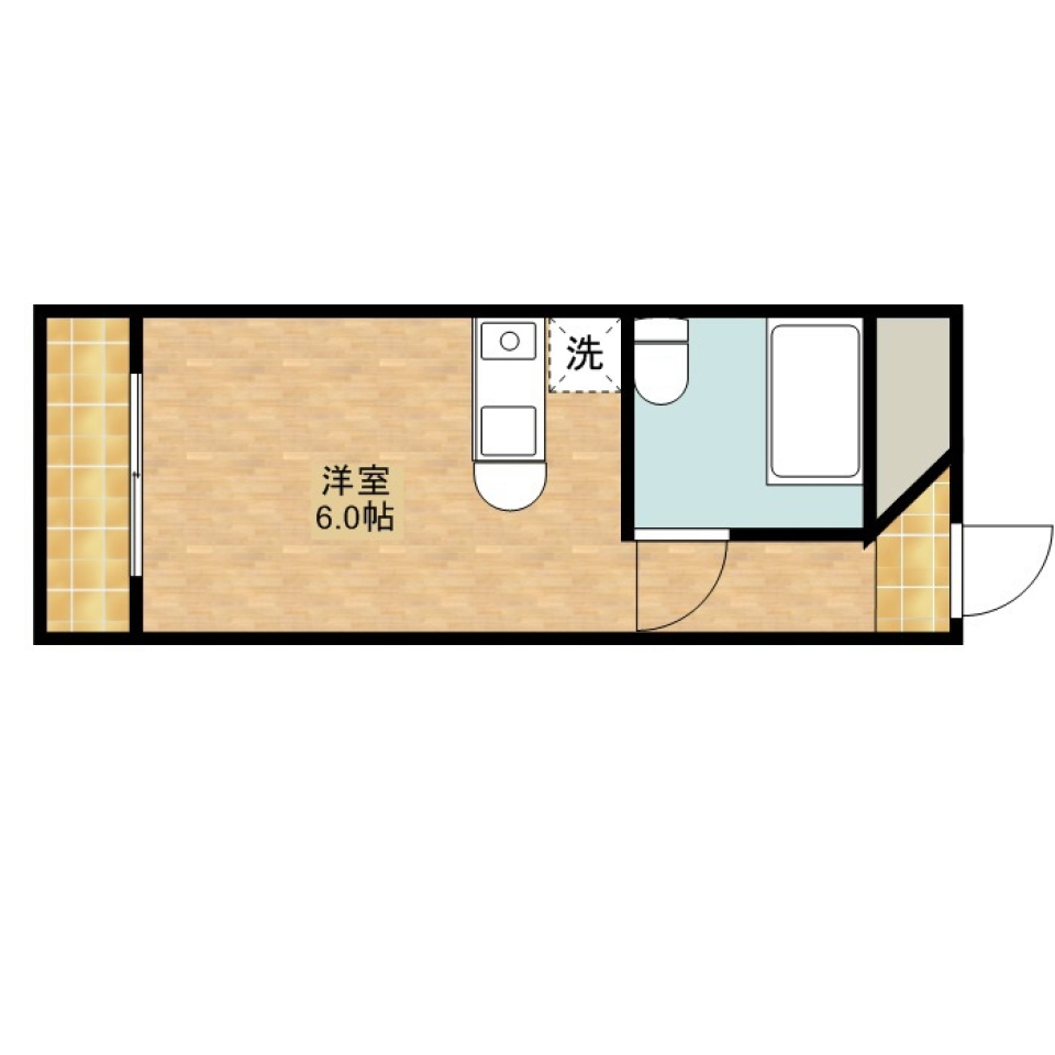 削ぎ落とされたむだ.ムダ.無駄。の間取り図