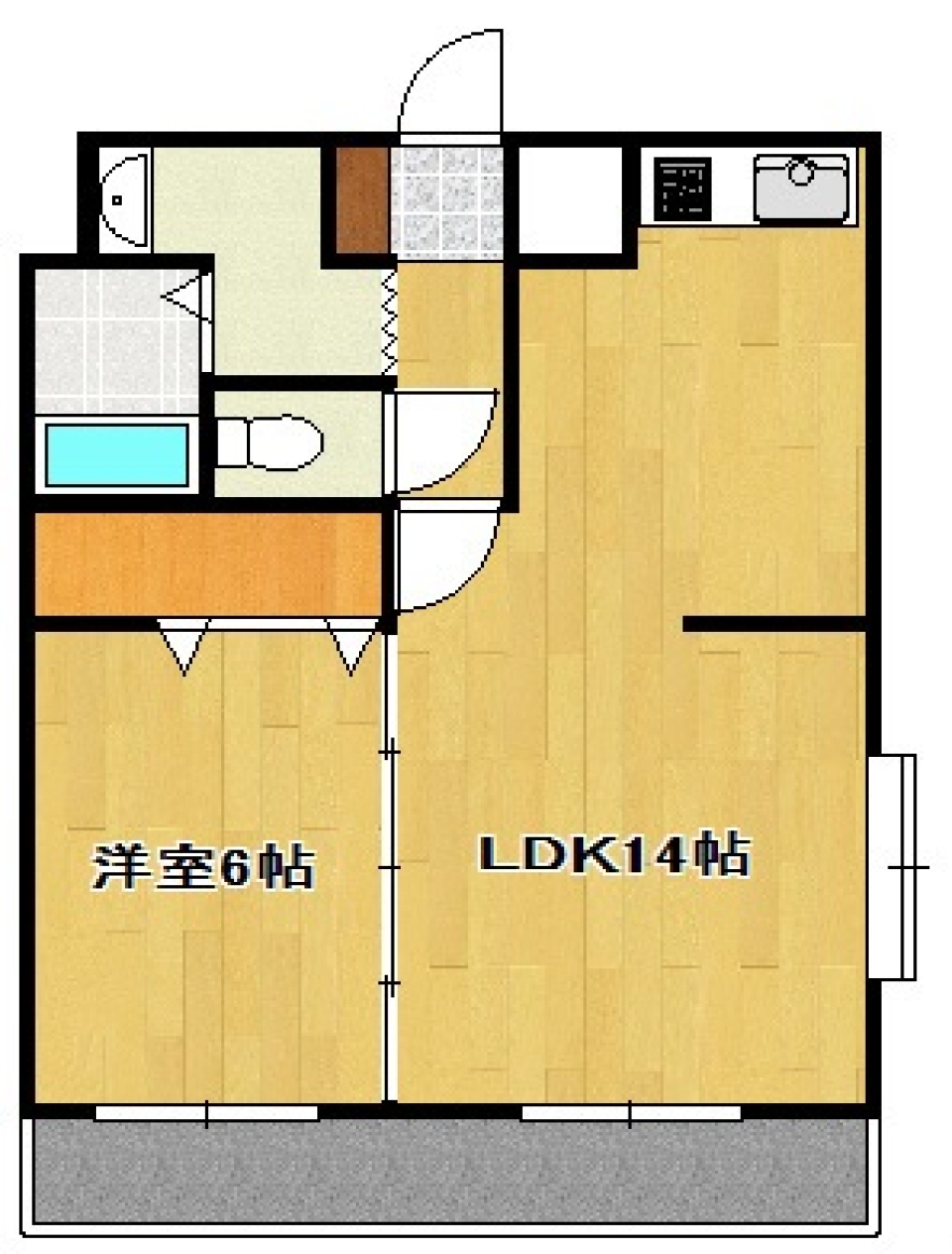 モテ部屋発見！。の間取り図