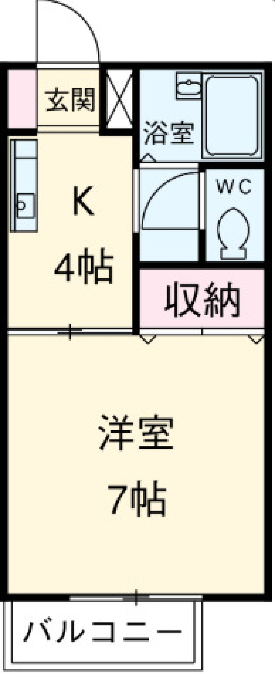 シンプル×清潔感の間取り図