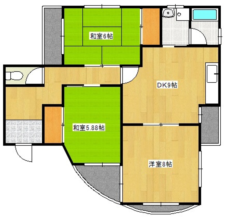 フシギな和ダンジョン。の間取り図