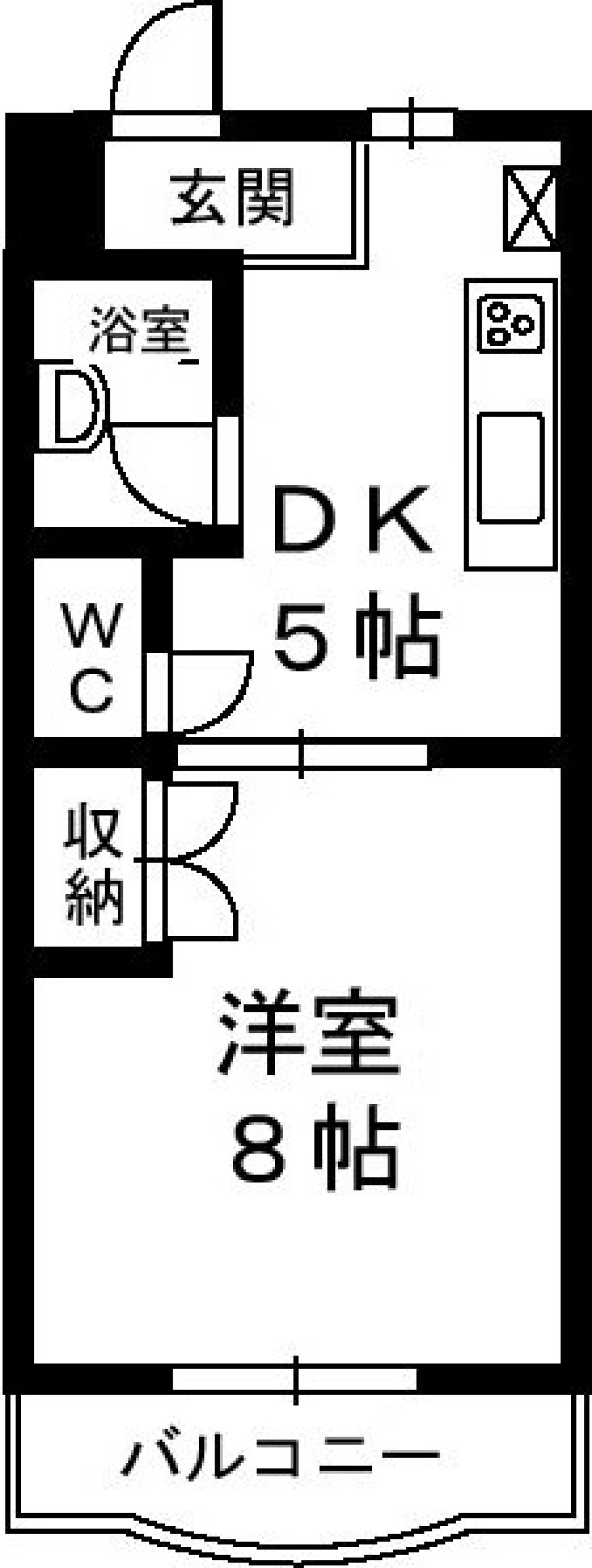 ゆらゆら揺らめくブラインドの間取り図