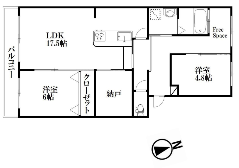 好きに囲まれた日常をの間取り図