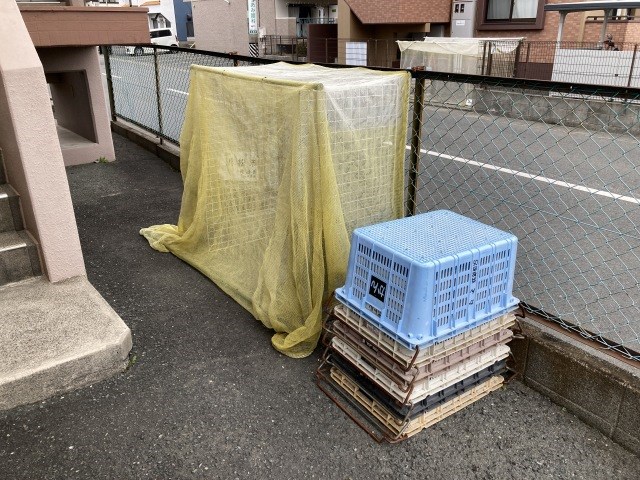 近くにゴミ捨て場があるのはありがたいですね