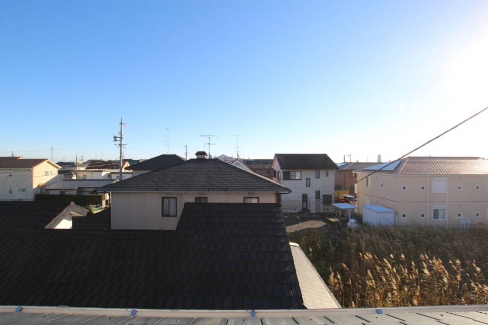 ロフトから見た青空、綺麗だったなぁ~。