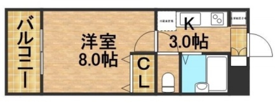 キラキラ光る光沢感。の間取り図