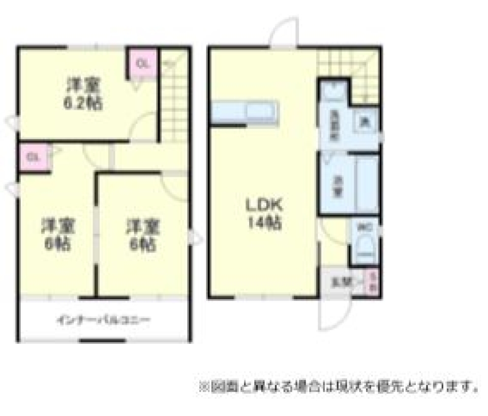 初めての戸建ての間取り図