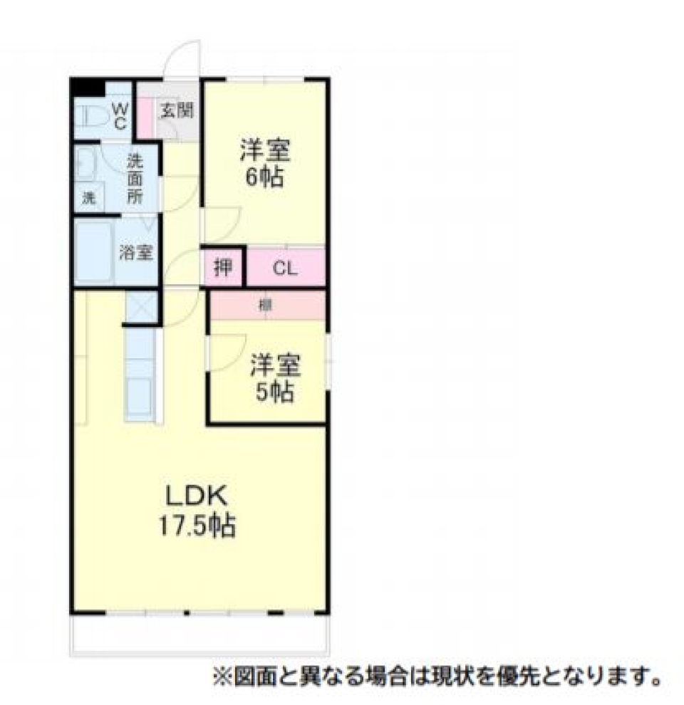 シックなキッチンで気分はカフェオーナー♪の間取り図