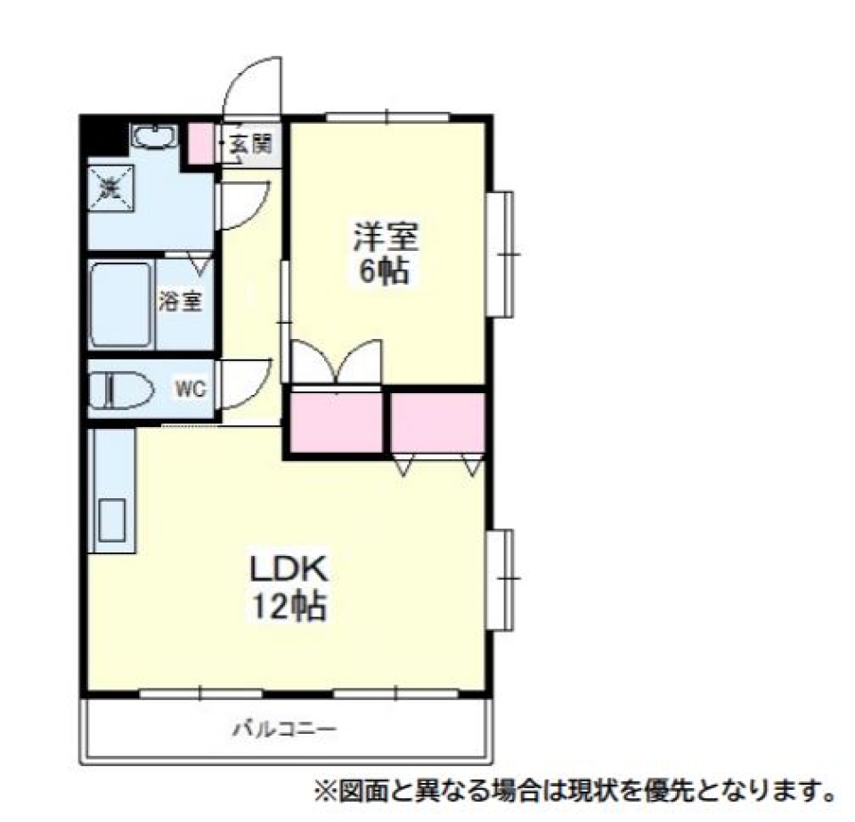 窓際コレクションの間取り図