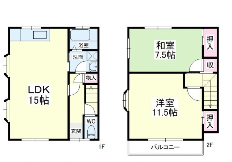 ペットも人も集まるリビングの間取り図