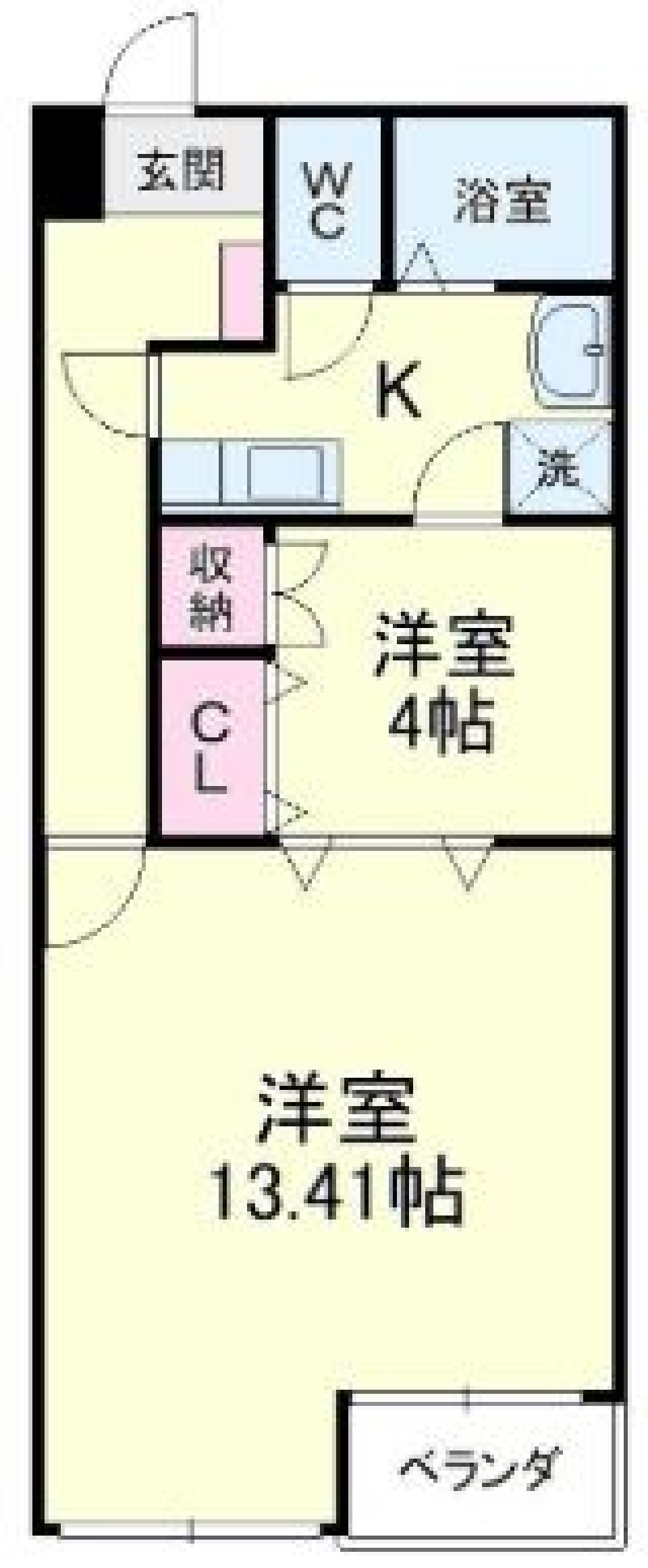 クローゼットの向こうには...の間取り図