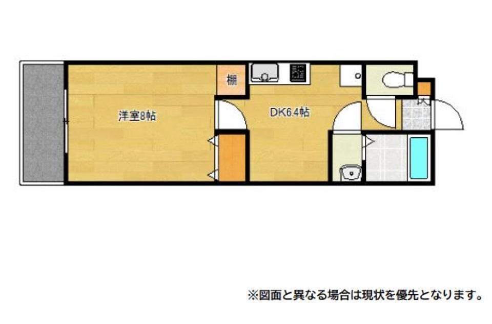 磐田で一人暮らしはじめるなら！の間取り図