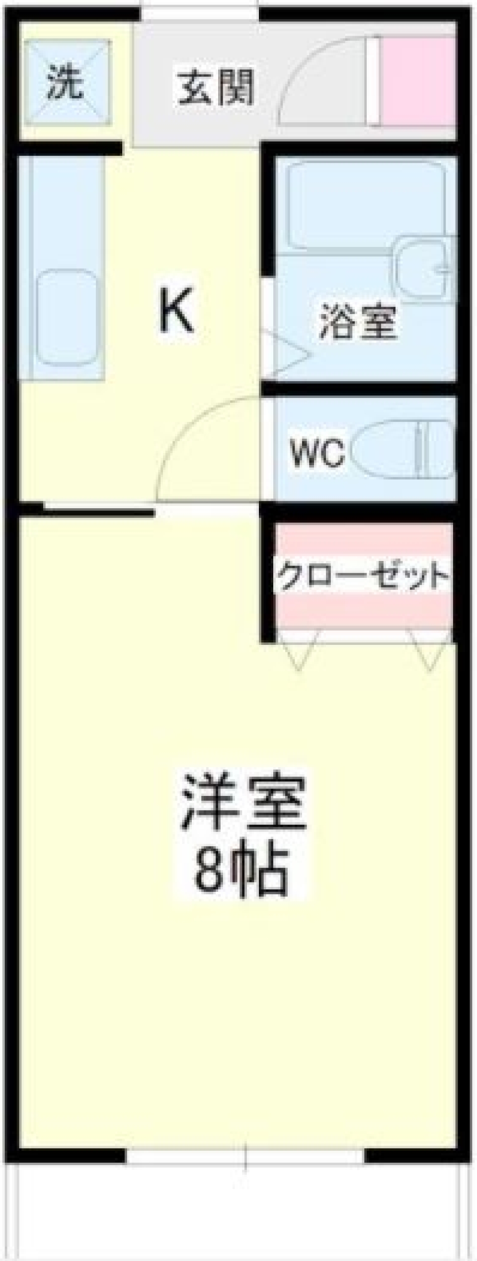 レモンイエローな一人暮らしの間取り図