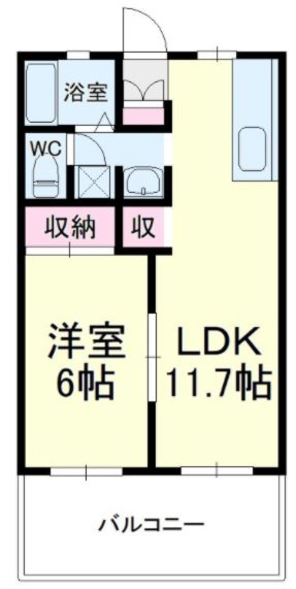 レトロを感じる豊かなLIFEの間取り図