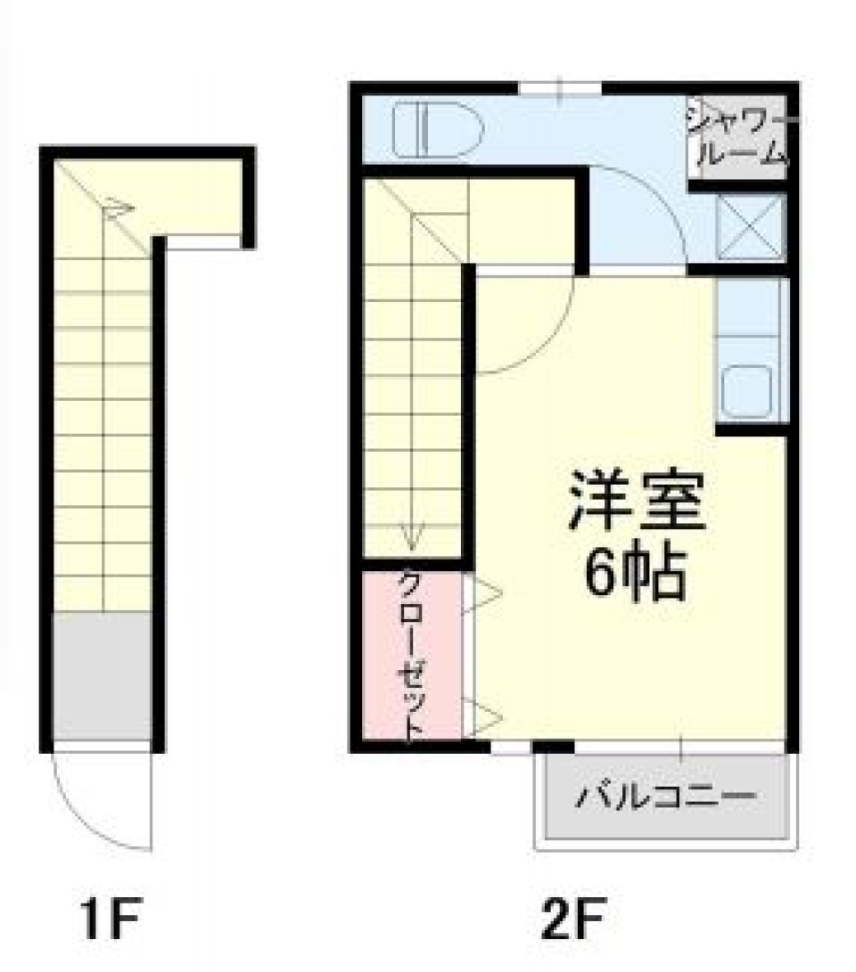 【学生専用】新築だから初めて使うのはあなた！の間取り図