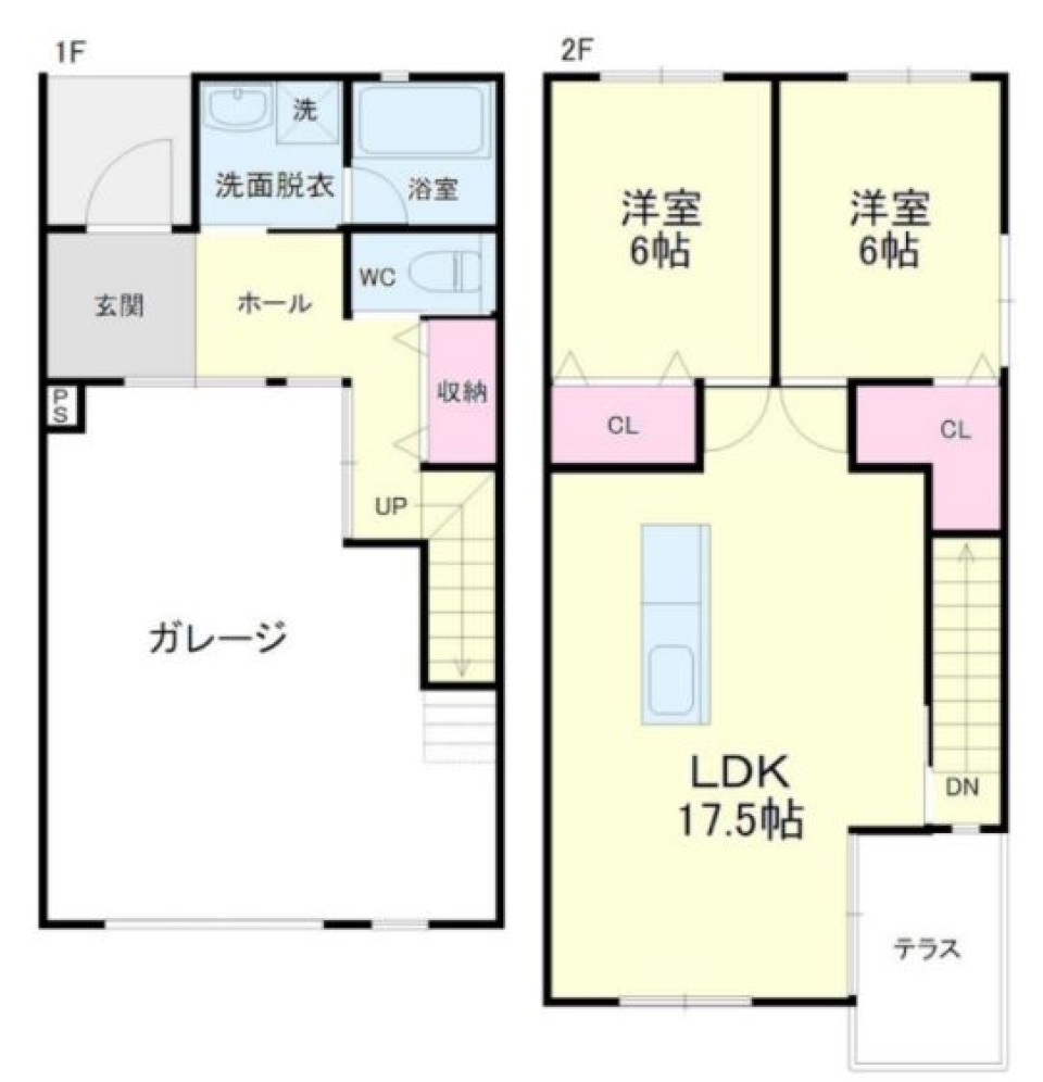 【新築】最強のガレージハウス現るの間取り図