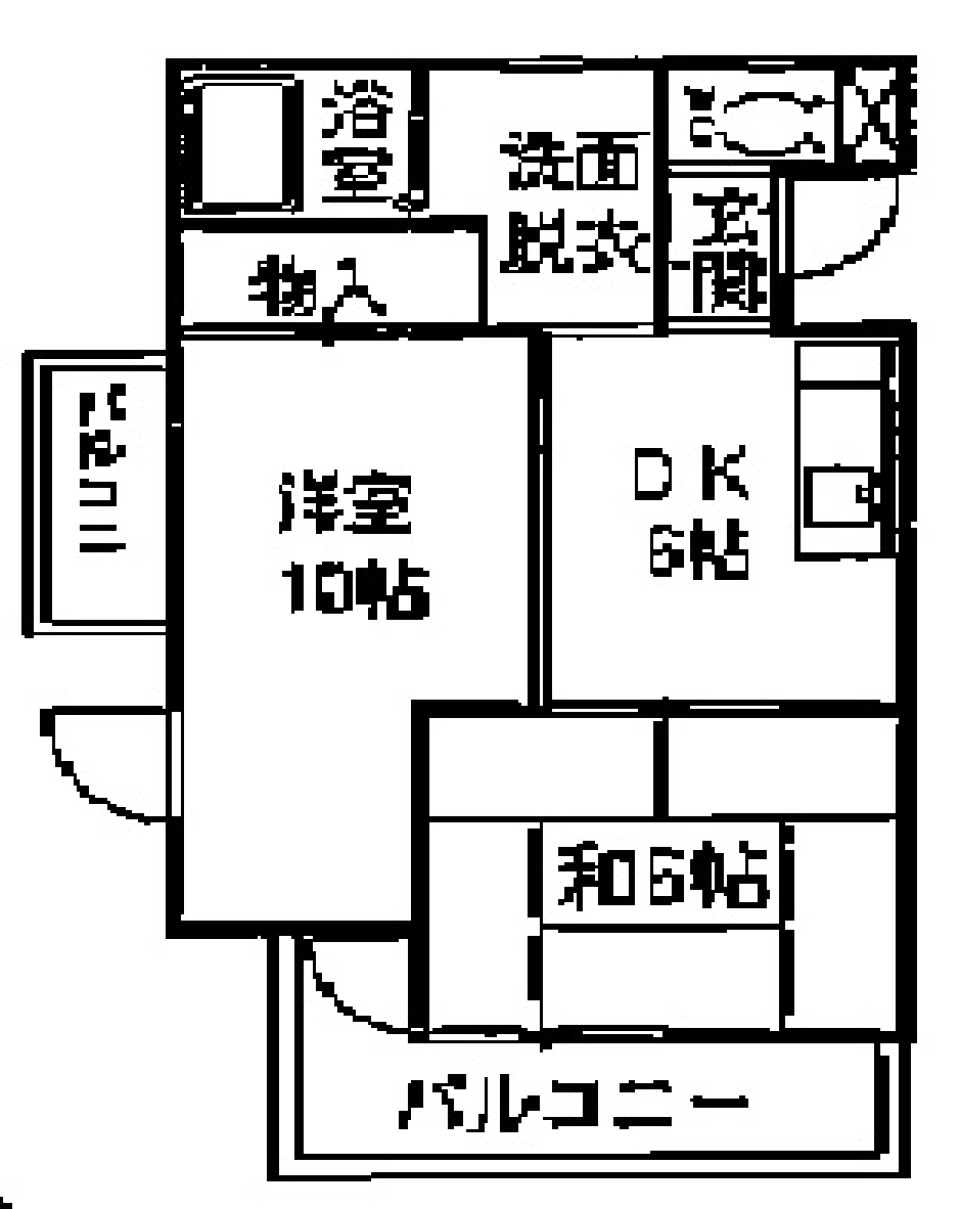 デッカイぞーの近っかいぞぉー。の間取り図