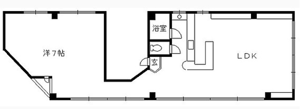 決め手は、ご利益ありそうなこのロケーション！の間取り図