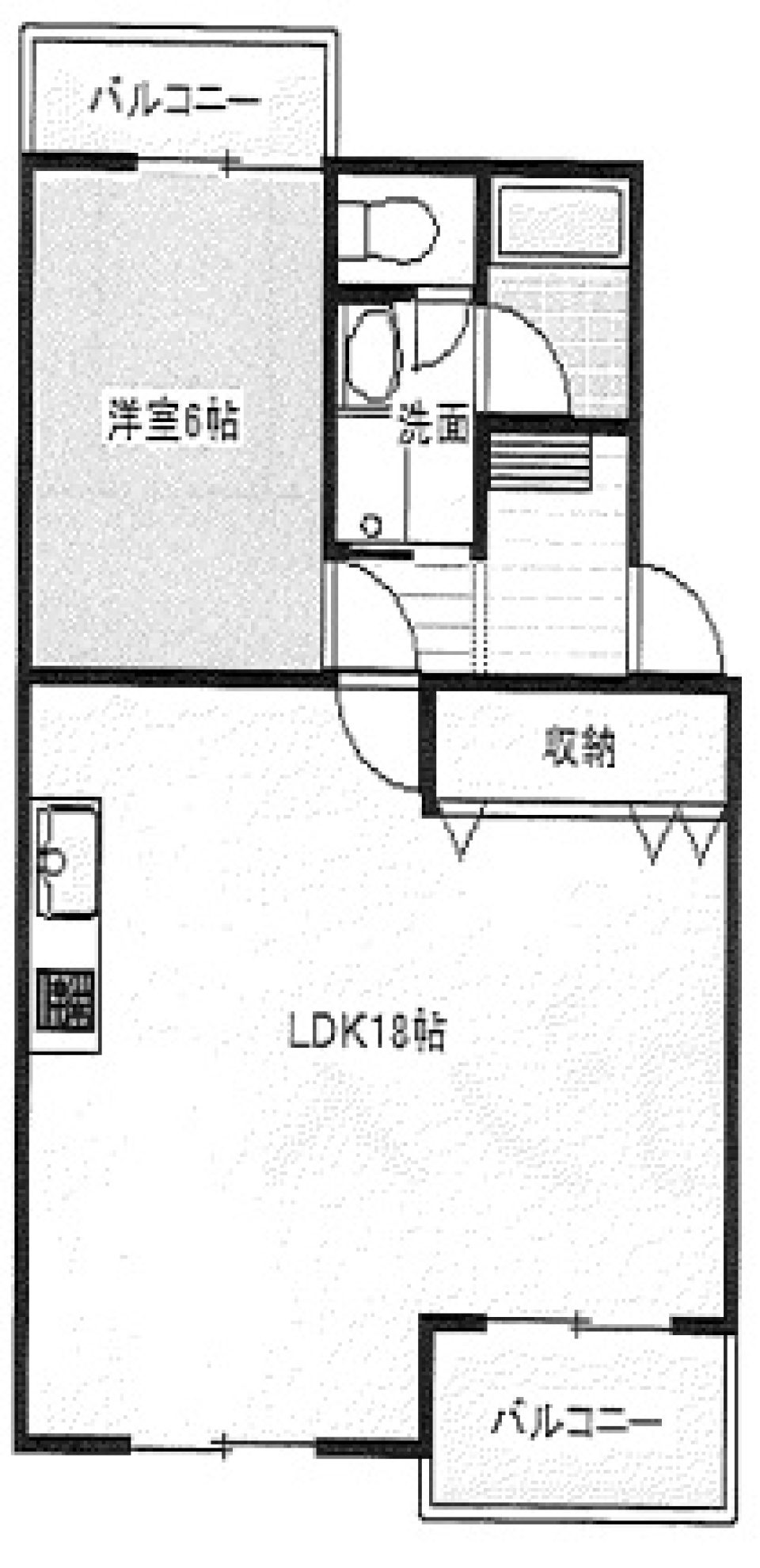 リビング＝ショーケース。の間取り図