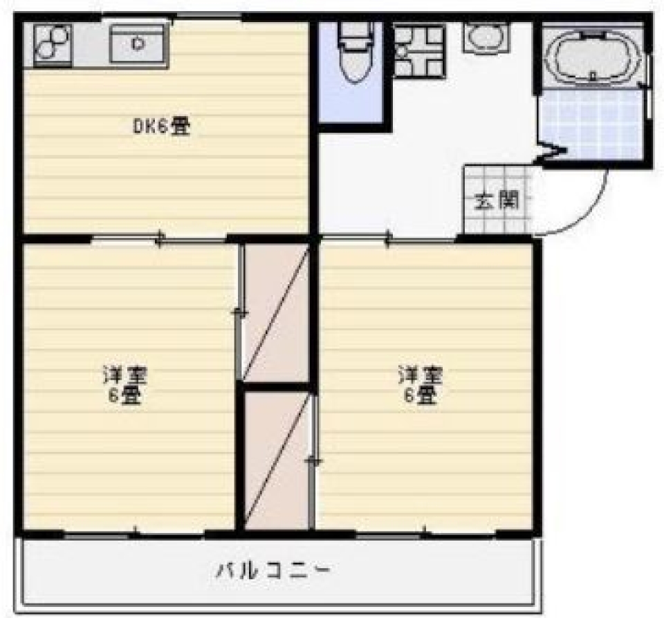 爽やか襖と小さな幸せの間取り図