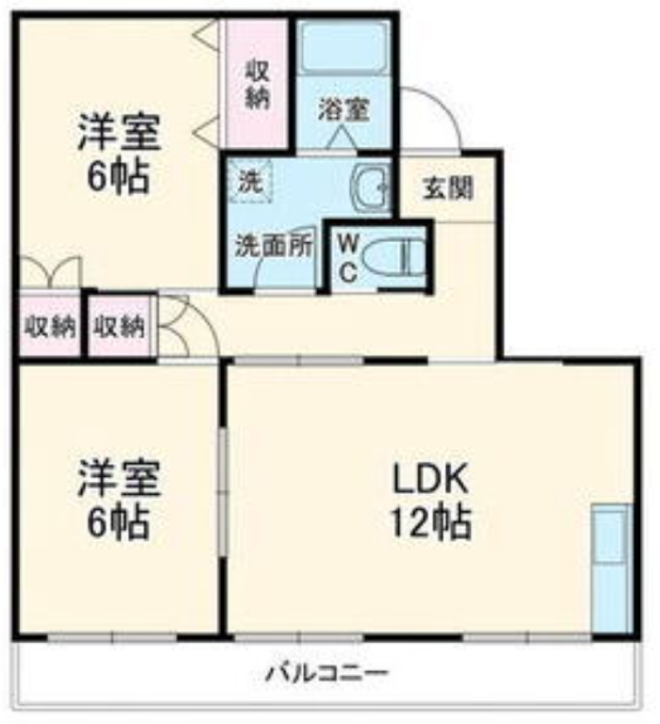 レトロとリノベの共存の間取り図