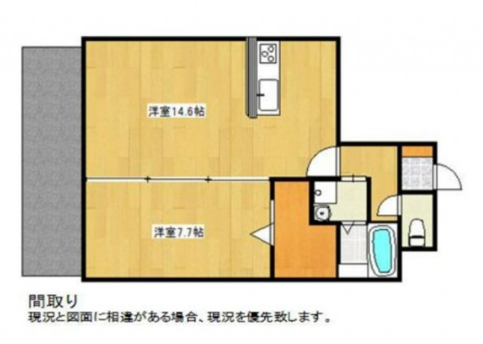 愛しの君と。の間取り図