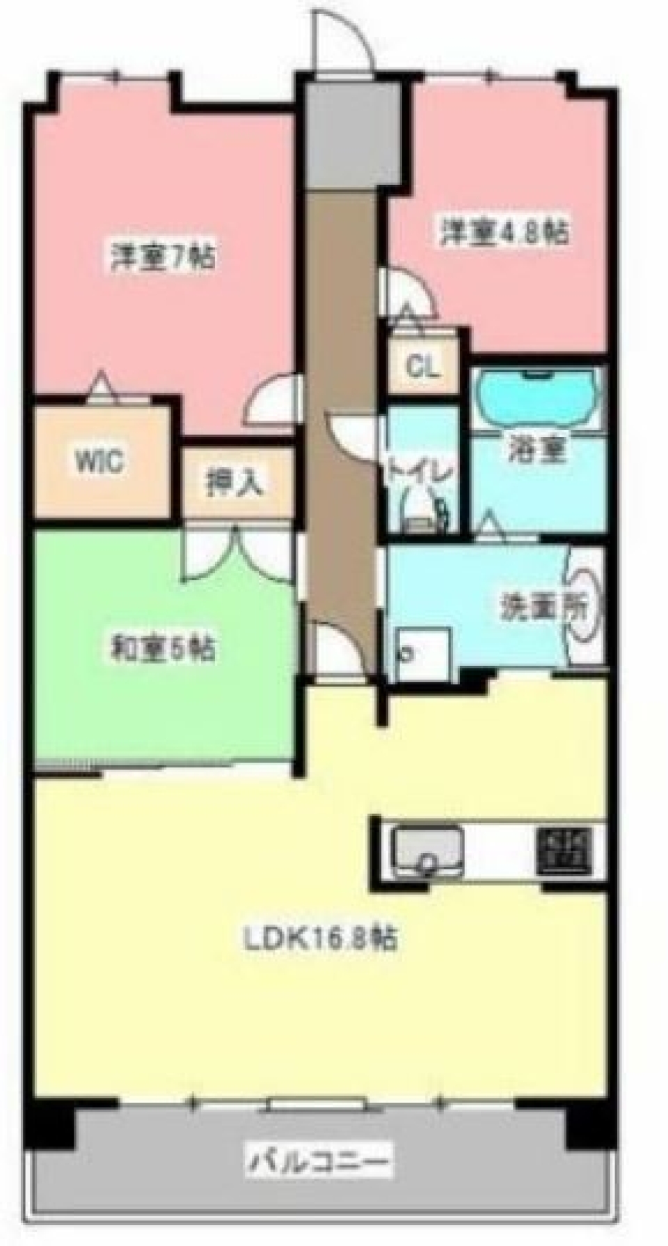 ファミリーにおすすめ３LDK。