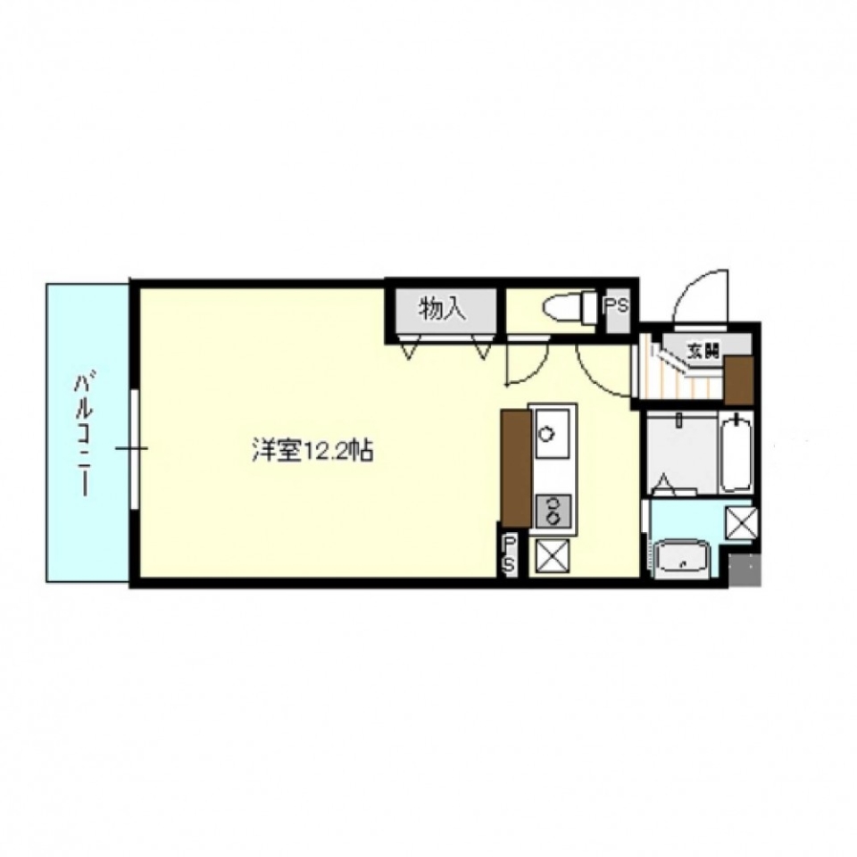 大家さんの心遣いのあるマンションの間取り図