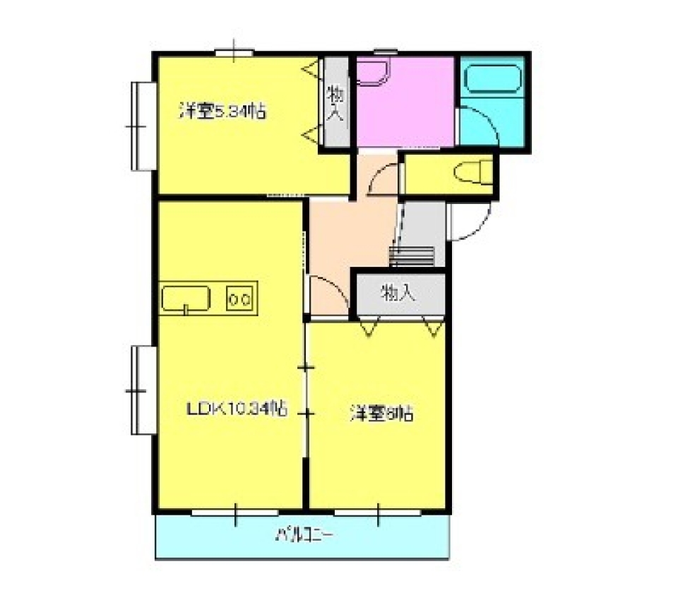 ようこそ、ほっかほかリビングへ！の間取り図