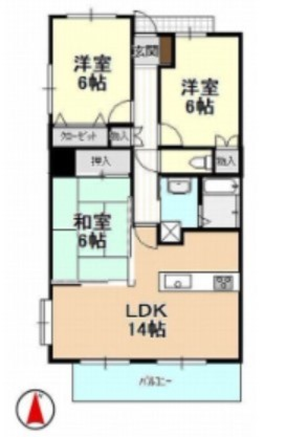 「和」のひとときをの間取り図