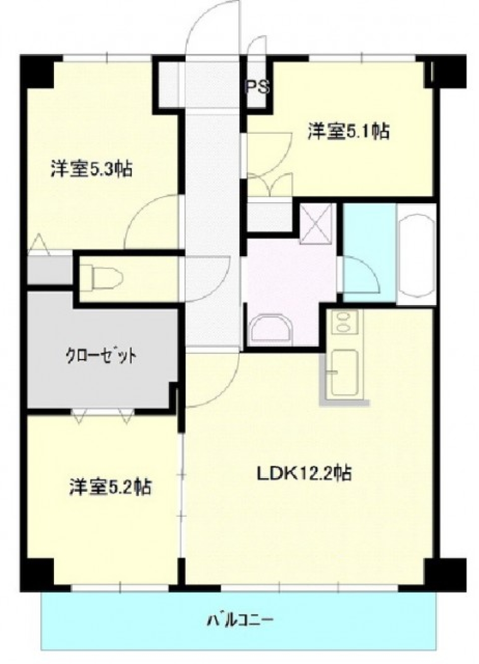 佐鳴湖でわんにゃんライフの間取り図