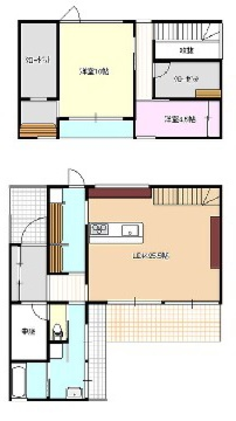 P.G付きスタイリッシュ戸建。の間取り図