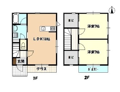 WICが二つもある収納力◎なお家