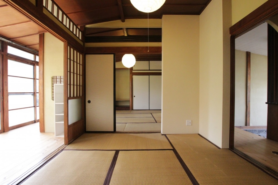 京都の高級旅館の様な面持ち。